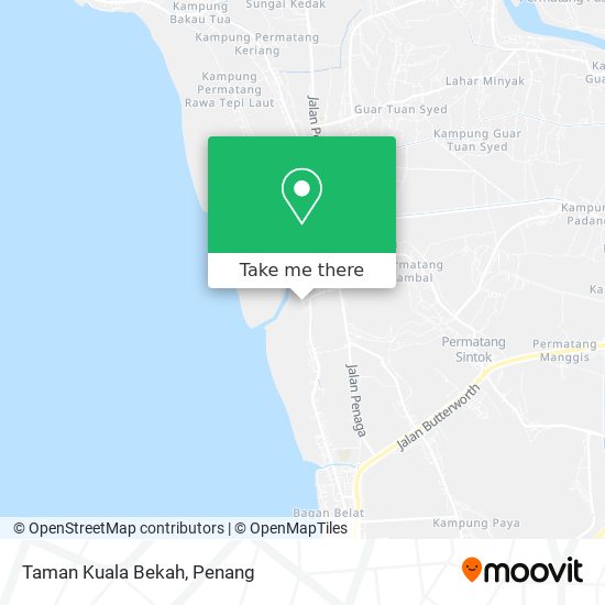 Taman Kuala Bekah map