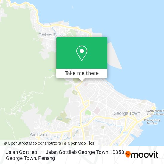 Peta Jalan Gottlieb 11 Jalan Gottlieb George Town 10350 George Town