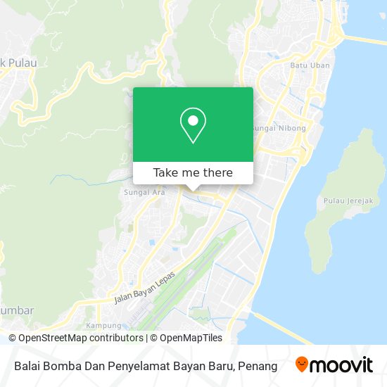 Peta Balai Bomba Dan Penyelamat Bayan Baru