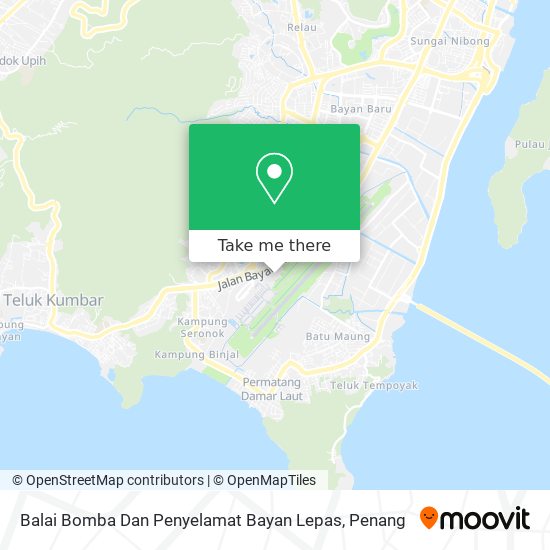 Balai Bomba Dan Penyelamat Bayan Lepas map