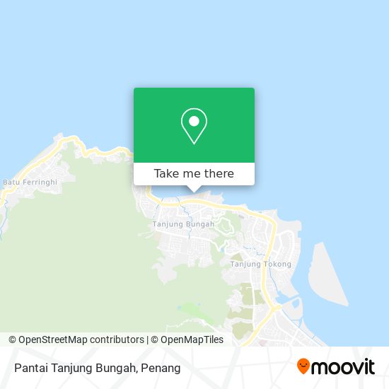 Peta Pantai Tanjung Bungah