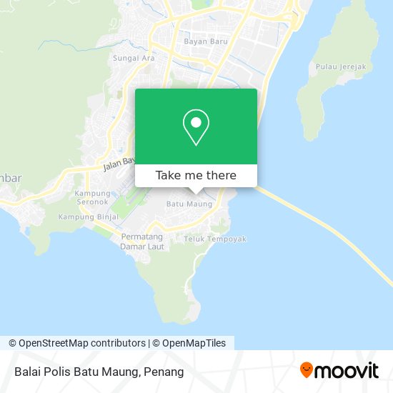 Balai Polis Batu Maung map