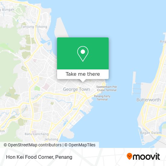 Hon Kei Food Corner map