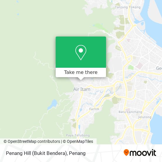 Penang Hill (Bukit Bendera) map