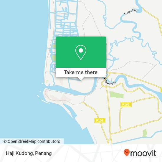 Haji Kudong map