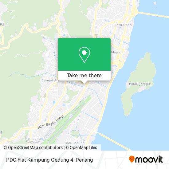 PDC Flat Kampung Gedung 4 map