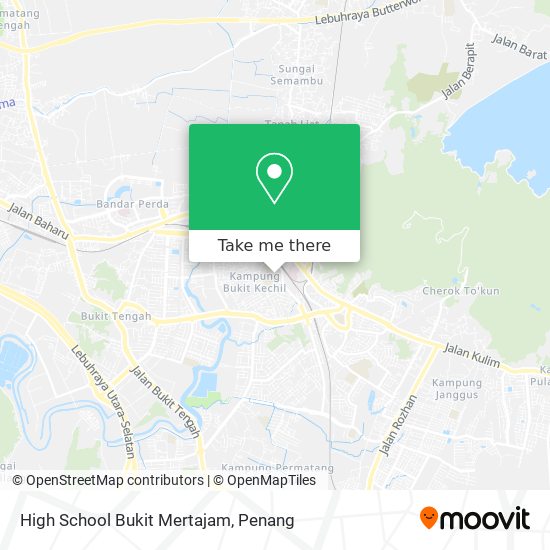 High School Bukit Mertajam map