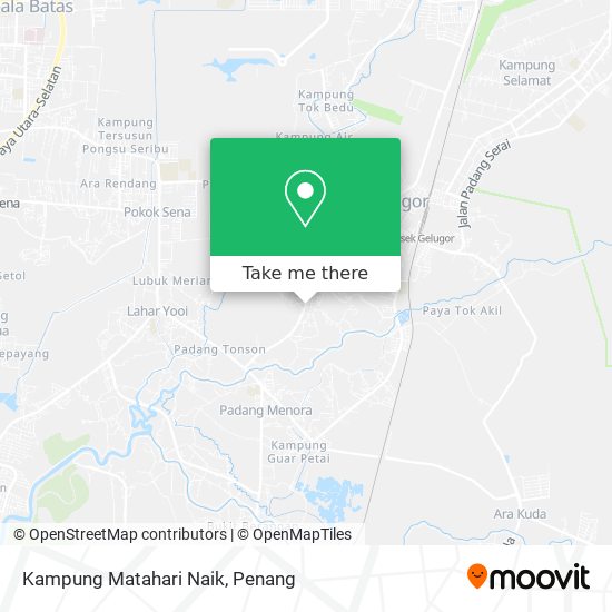 Kampung Matahari Naik map