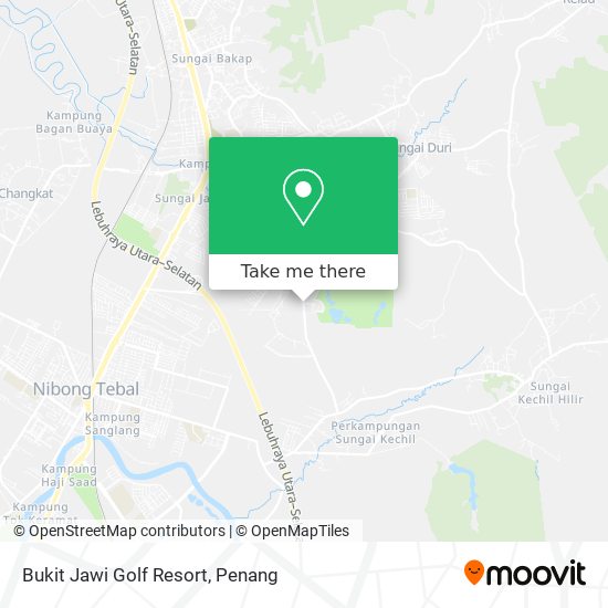 Bukit Jawi Golf Resort map