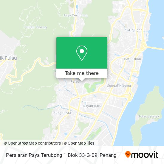 Persiaran Paya Terubong 1 Blok 33-G-09 map
