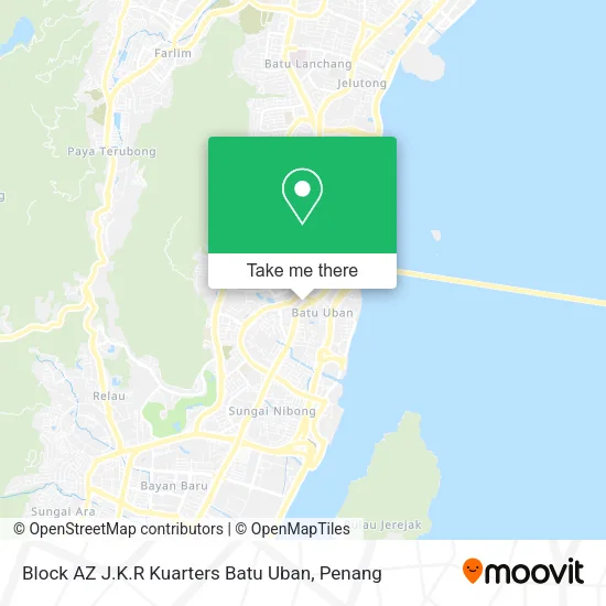 Block AZ J.K.R Kuarters Batu Uban map