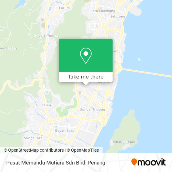 Peta Pusat Memandu Mutiara Sdn Bhd