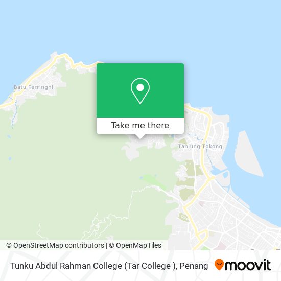 Tunku Abdul Rahman College (Tar College ) map