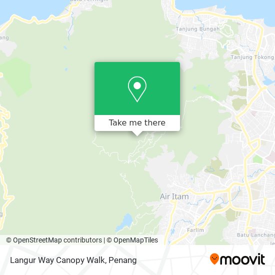 Langur Way Canopy Walk map
