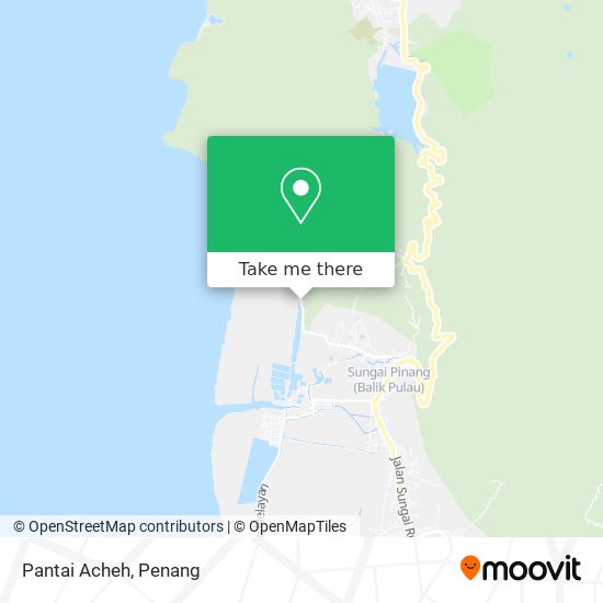 Pantai Acheh map