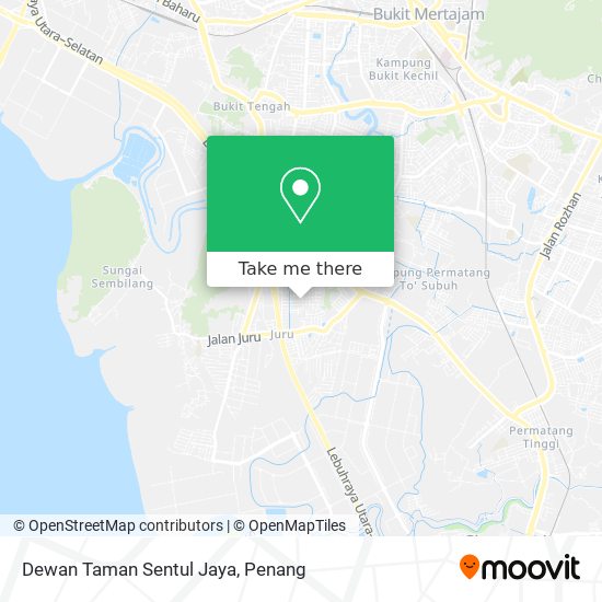 Dewan Taman Sentul Jaya map