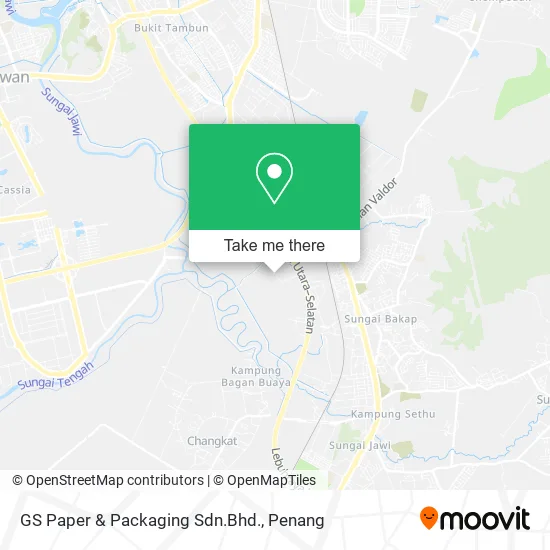 GS Paper & Packaging Sdn.Bhd. map