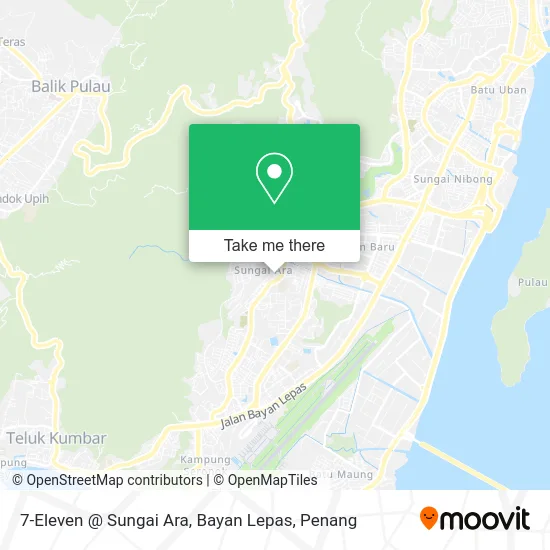 7-Eleven @ Sungai Ara, Bayan Lepas map