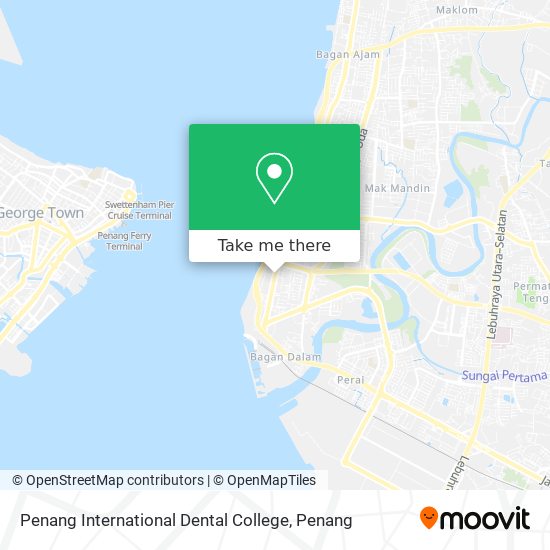 Penang International Dental College map