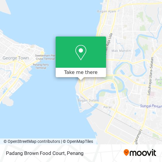 Padang Brown Food Court map