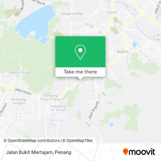 Jalan Bukit Mertajam map