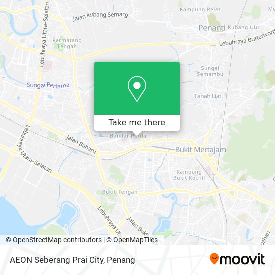 Peta AEON Seberang Prai City