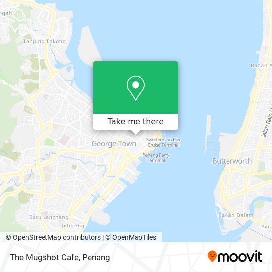 The Mugshot Cafe map