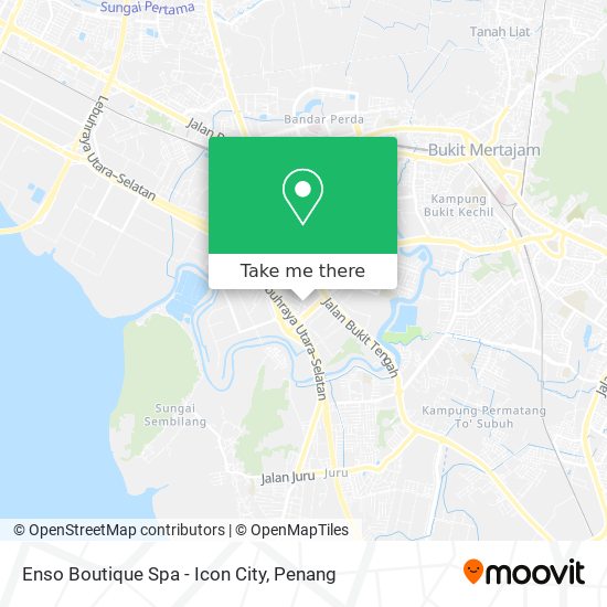Enso Boutique Spa - Icon City map