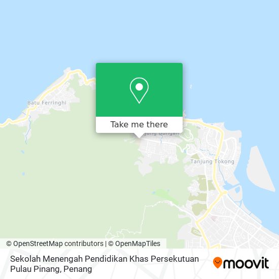 Sekolah Menengah Pendidikan Khas Persekutuan Pulau Pinang map