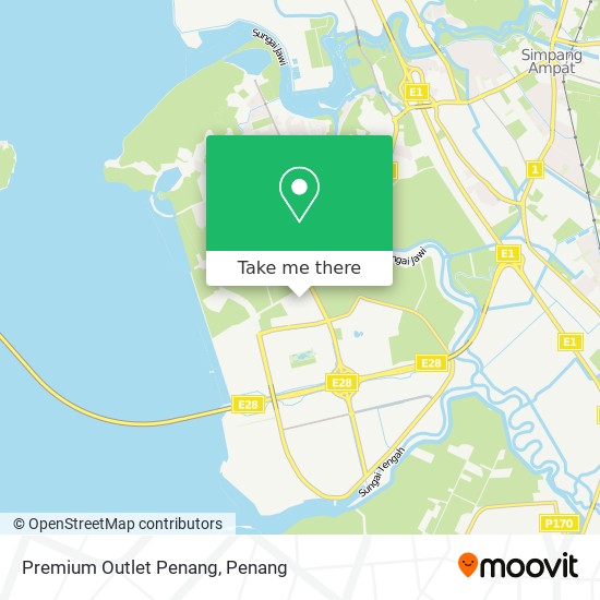 Peta Premium Outlet Penang