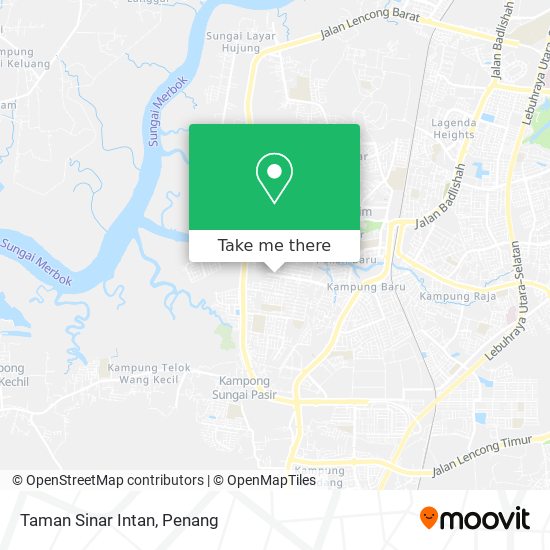 Peta Taman Sinar Intan