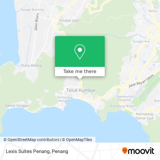 Lexis Suites Penang map