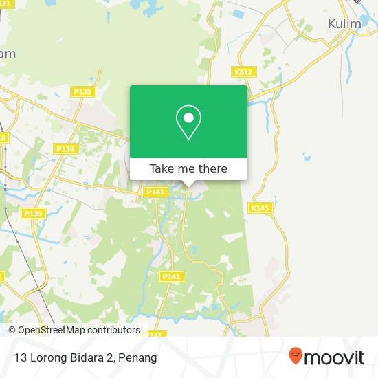 13 Lorong Bidara 2 map