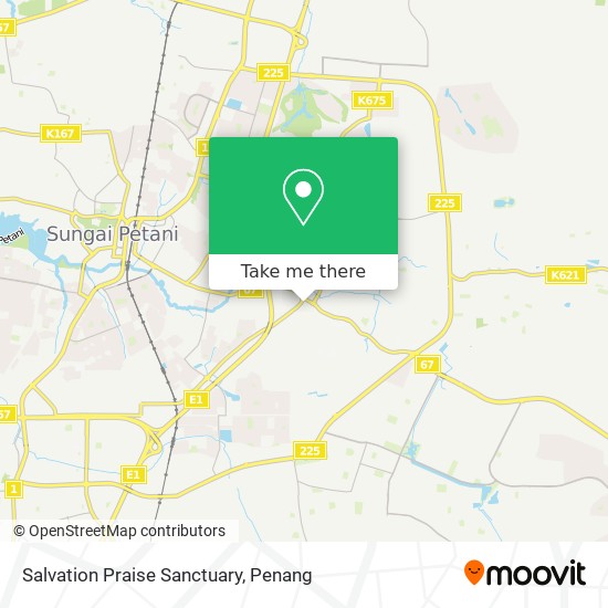 Salvation Praise Sanctuary map