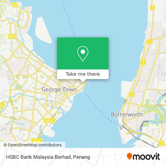 HSBC Bank Malaysia Berhad map