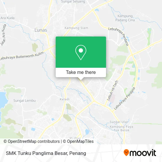 SMK Tunku Panglima Besar map