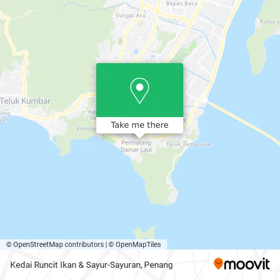 Peta Kedai Runcit Ikan & Sayur-Sayuran