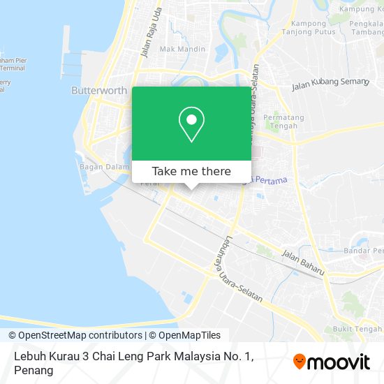 Lebuh Kurau 3 Chai Leng Park Malaysia No. 1 map