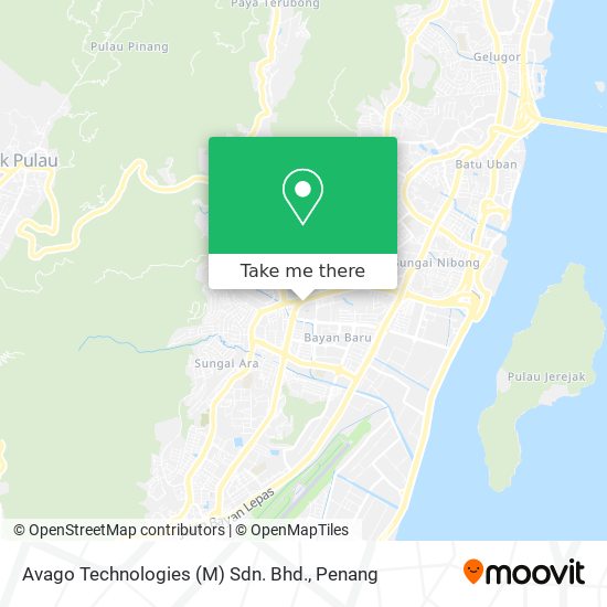 Avago Technologies (M) Sdn. Bhd. map