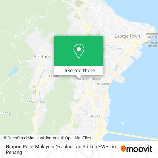 Peta Nippon Paint Malaysia @ Jalan Tan Sri Teh EWE Lim