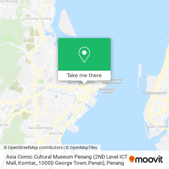 Peta Asia Comic Cultural Museum Penang (2ND Level ICT Mall, Komtar,, 10000 George Town, Penan)