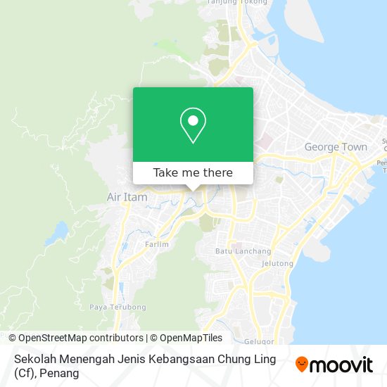 Sekolah Menengah Jenis Kebangsaan Chung Ling (Cf) map