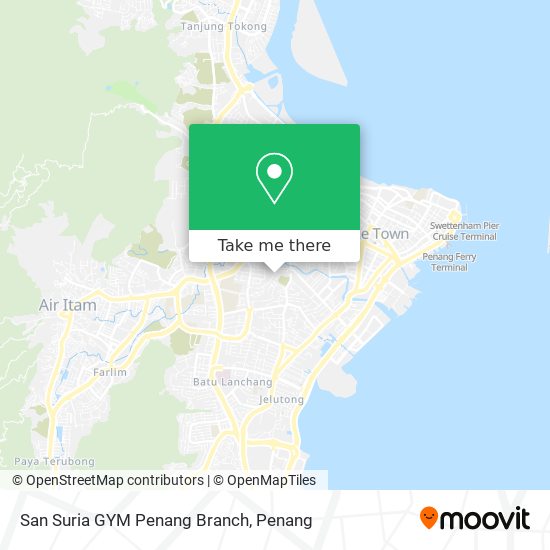 San Suria GYM Penang Branch map