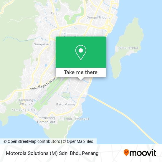 Motorola Solutions (M) Sdn. Bhd. map