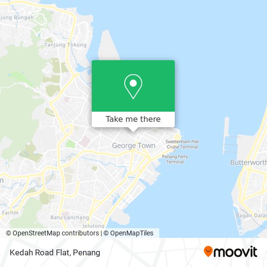 Kedah Road Flat map