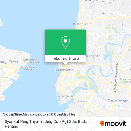 Syarikat Ping Thye Trading Co. (Pg) Sdn. Bhd. map
