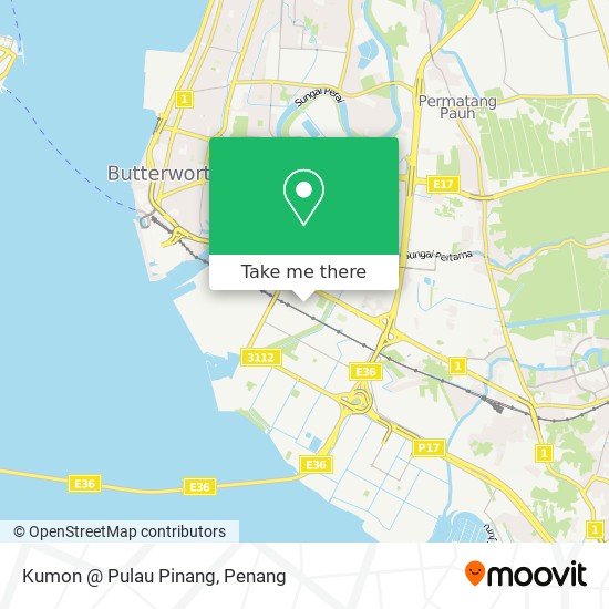 Peta Kumon @ Pulau Pinang