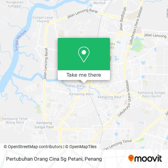 Peta Pertubuhan Orang Cina Sg Petani