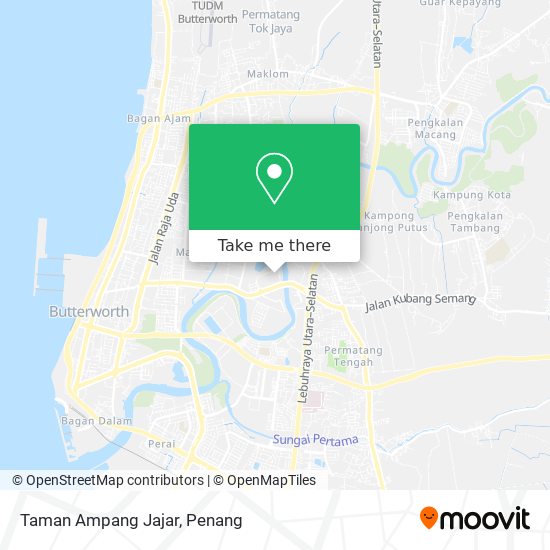 Peta Taman Ampang Jajar