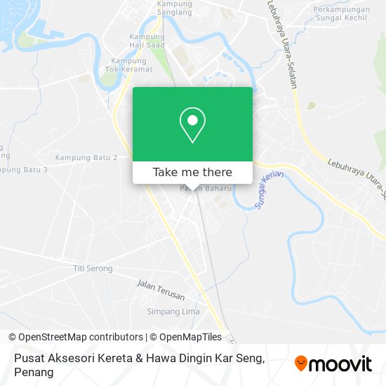 Pusat Aksesori Kereta & Hawa Dingin Kar Seng map